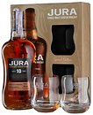 Фото Jura Single Malt 10 YO 0.7 л в подарочной коробке с 2 стаканами