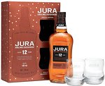 Фото Jura Single Malt 12 YO 0.7 л в подарунковій коробці з 2 склянками