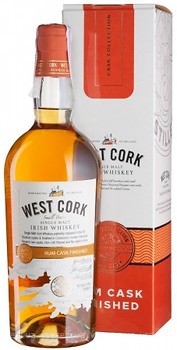 Фото West Cork Rum Cask Finished 0.7 л в подарунковій коробці