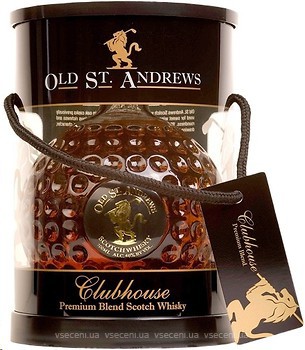 Фото Old St. Andrews Clubhouse Blended Scotch Whisky 0.7 л в тубе