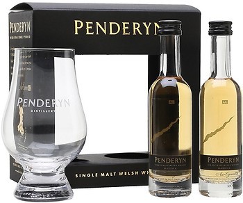 Фото Penderyn Madeira Finish 2x 0.05 л в подарочной коробке со стаканом