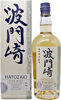 Фото Hatozaki Japanese Pure Malt Whisky 0.7 л в подарунковій коробці