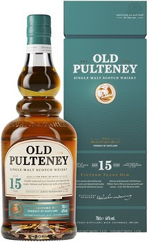 Фото Old Pulteney 15 YO 0.7 л в подарунковій коробці