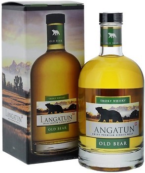 Фото Langatun Distillery AG Old Bear Smoky 40% 0.5 л в подарочной коробке