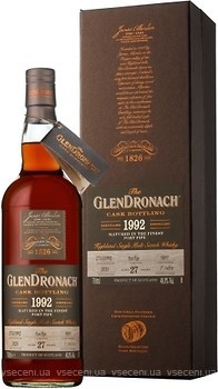 Фото GlenDronach Port Pipe №5897 27 YO 1992 0.7 л в подарочной коробке