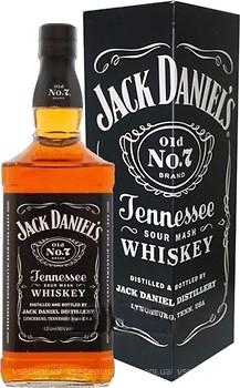 Фото Jack Daniel's Old №7 1 л в подарунковій коробці