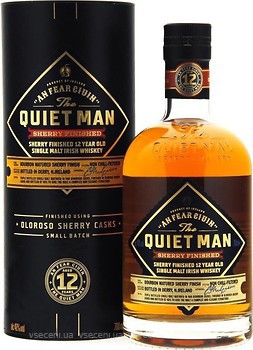 Фото Quiet Man Sherry Finished 12 YO 0.7 л в тубе