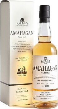 Фото Amahagan Edition No.1 Bourbon Cask Finish 0.7 л в  подарунковій коробці
