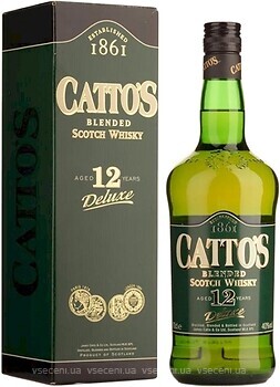 Фото Catto's Deluxe 12 YO 0.7 л в подарунковій коробці