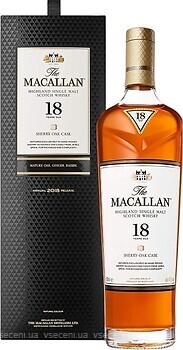 Фото Macallan Sherry Oak Cask 18 YO 0.7 л в подарунковій коробці
