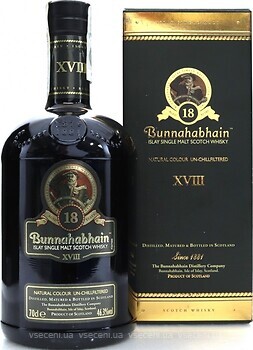 Фото Bunnahabhain 18 YO 0.7 л в подарунковій коробці