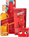 Фото Johnnie Walker Red Label 0.7 л в подарочной коробке с настольной игрой