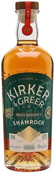 Фото Kirker & Greer Shamrock Blended Irish Whiskey 0.7 л