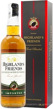 Фото Highland's Friends Finest Blended 0.7 л в подарунковій коробці