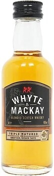 Фото Whyte&Mackay Blended Scotch Whisky 0.05 л