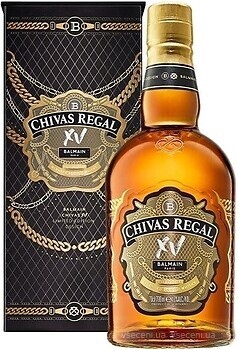 Фото Chivas Regal XV Balmain Limited Edition Design 15 YO 0.7 л в подарунковій коробці