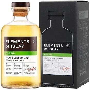 Фото Speciality Drinks Elements of Islay Cask Edit 0.7 л в упаковці