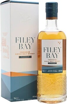 Фото Filey Bay Flagship Single Malt Yorkshire Whisky 0.7 л в подарунковій коробці