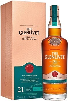 Фото Glenlivet 21 YO 0.7 л в подарунковій упаковці