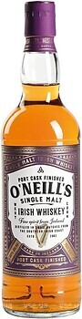 Фото O'Neills Port Cask Finished Single Malt Irish Whiskey 0.7 л