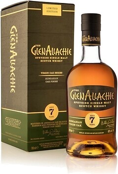 Фото GlenAllachie Hungarian Oak 7 YO 0.7 л в подарунковій коробці