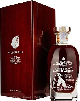 Фото Tobermory Old 1st Fill Allier 25 YO 0.7 л в деревянной коробке