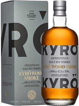 Фото Kyro Wood Smoke Malt Rye 0.7 л в подарунковій коробці