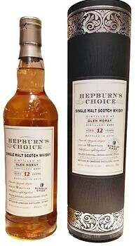 Фото Hepburn's Choice Glen Moray 12 YO 0.7 л в тубе