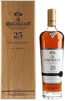 Фото Macallan Sherry Oak Cask 25 YO 0.7 л в подарунковій коробці