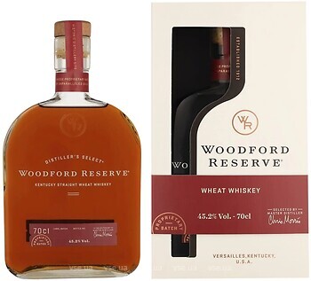 Фото Woodford Reserve Kentucky Straigth Wheat Bourbon 0.7 л в подарунковій коробці