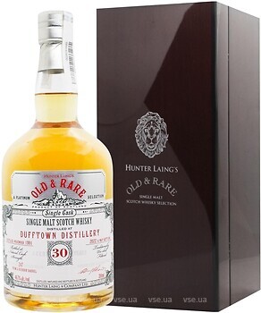 Фото Hunter Laing Old & Rare Dufftown 30 YO 0.7 л в подарочной упаковке