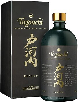 Фото Togouchi Peated Japanese Blended Whisky 0.7 л в подарочной коробке