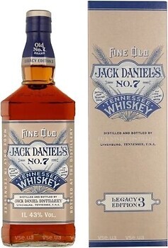 Фото Jack Daniel's Old №7 Legacy Edition 3 1 л в подарунковій коробці