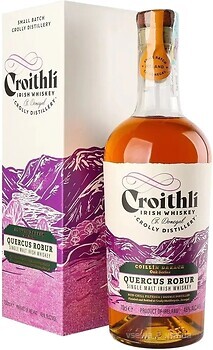 Фото Croithli Quercus Robur Single Malt Irish Whiskey 0.7 л в подарунковій упаковці