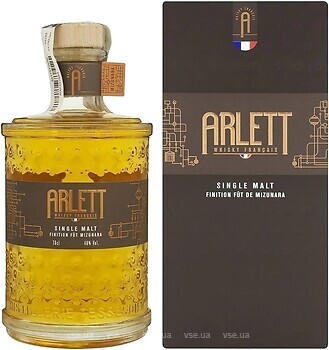 Фото Arlett Single Malt Finition fut Mizunara 0.7 л в подарочной коробке