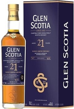 Фото Glen Scotia 21 YO 0.7 л в подарунковій коробці