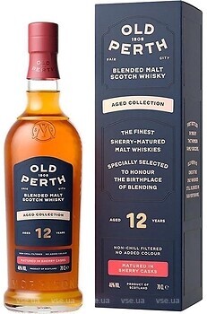 Фото Old Perth Blended Malt 12 YO 0.7 л в подарунковій упаковці