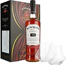 Фото Bowmore Darkest 15 YO 0.7 л в подарунковій коробці + 2 келиха