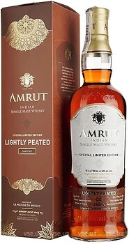 Фото Amrut Lightly Peated 0.7 л в подарунковій коробці