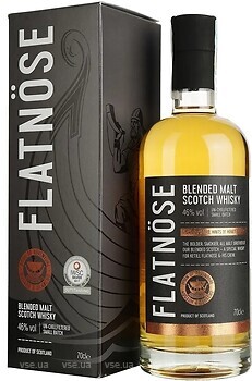 Фото Flatnose Blended Malt Scotch Whisky 0.7 л в подарунковій коробці