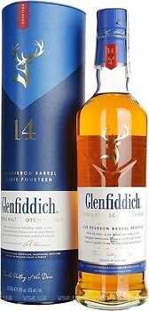Фото Glenfiddich Bourbon Barrel Reserve 14 YO 0.7 л в тубі