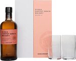 Фото Nikka Coffey Grain 0.7 л в подарунковій коробці + 2 келиха