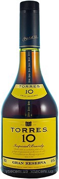 Фото Torres Imperial Brandy Gran Reserva 10 років витримки 0.7 л в подарунковій упаковці