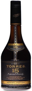 Фото Torres Imperial Brandy Reserva Privada 15 років витримки 0.7 л в подарунковій упаковці
