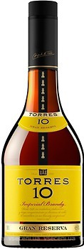 Фото Torres Imperial Brandy Gran Reserva 10 лет выдержки 0.7 л сувенирный набор + 1 бокал