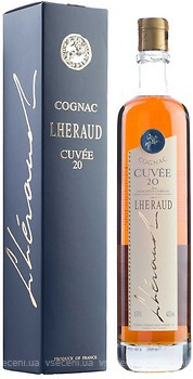 Фото Lheraud Cognac Cuvee 20 0.7 л в подарунковій упаковці