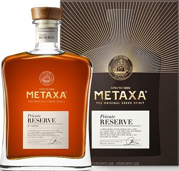 Фото Metaxa Private Reserve 0.7 л в подарочной упаковке