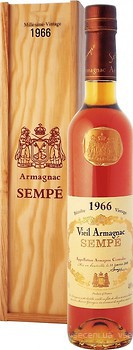 Фото Sempe Armagnac 1966 0.5 л в подарунковій упаковці