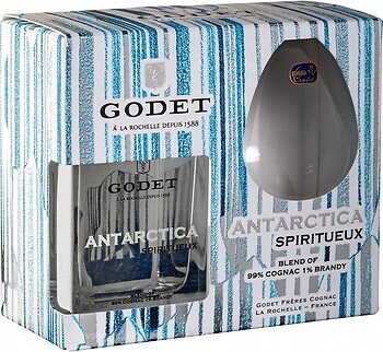 Фото Godet Antarctica 0.5 л в подарунковій упаковці + келих