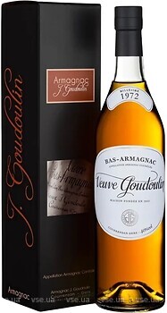 Фото Goudoulin Bas-Armagnac 1972 0.7 л в подарочной упаковке